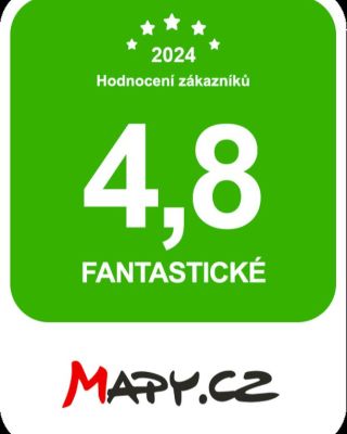 Odznak TOP na Mapy.cz !😊 Děkujeme za Vaše hodnocení! Jsme tu pro Vás a pro Vaši spokojenost! #nejlepsihodnoceni #mapycz #diky